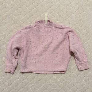 Millk 5Y pink sprinkle knit jumper